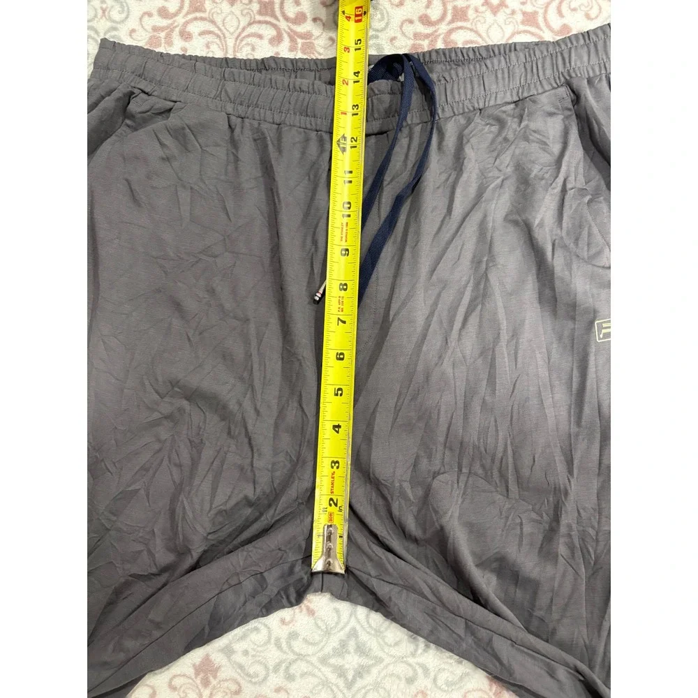 Proman Mens XXL Athletic Shorts Gray Elastic Drawstring Waist Pockets New Tag - Picture 6 of 11